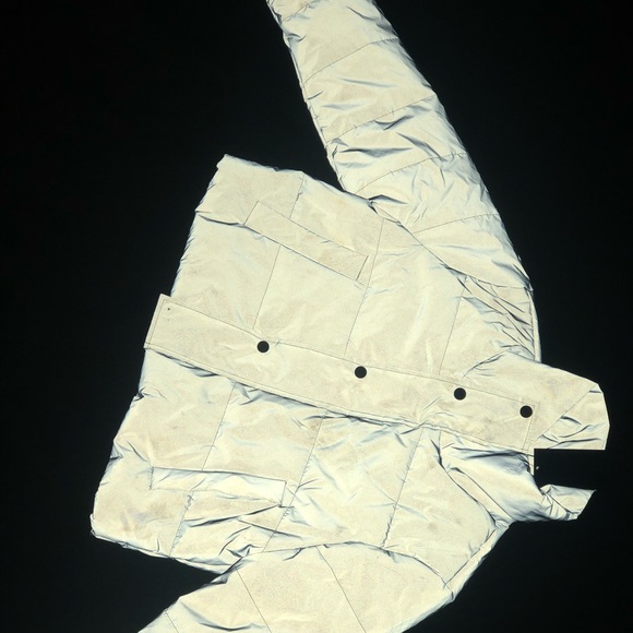 Fashion Nova See My Reflection Jacket - Silver - Picture 6 of 7